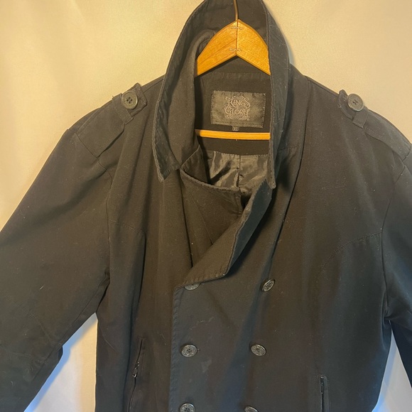 Kings Of Glory black light weight Pea coat style jacket. - Picture 3 of 5